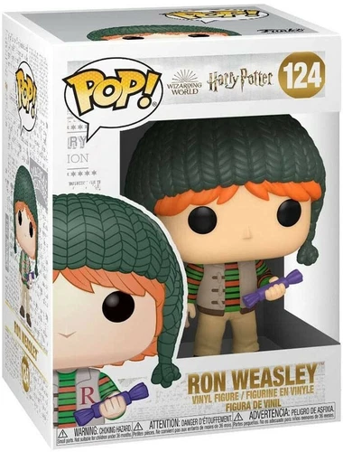 Funko - POP Movies: Harry Potter Ron Holiday Brand New In Box