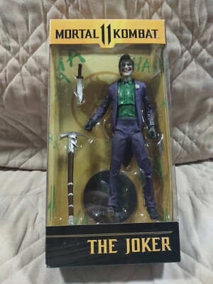 Sealed McFarlane Toys Mortal Kombat The Joker 7'' Action Figure with Accessory
