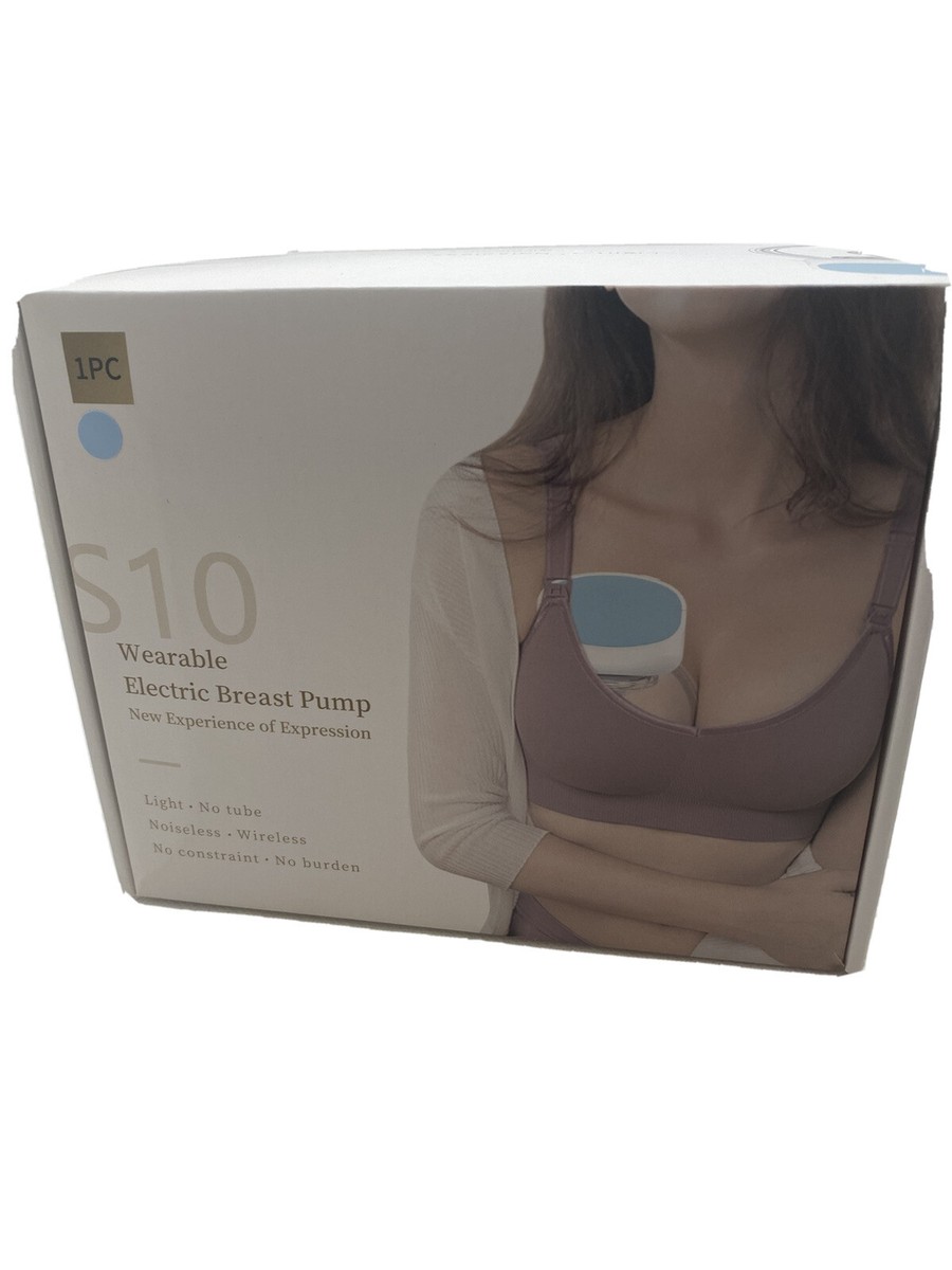 S10 White Blue Wearable Noiseless Wireless Hands Free Electric