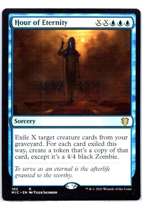 102 Hour of Eternity MTG Commander: Innistrad: Midnight Hunt Rare | eBay
