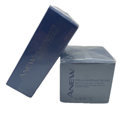 NEW Avon ANEW Rejuvenate Day Revitalizing Cream & Glycolic Facial Treatment