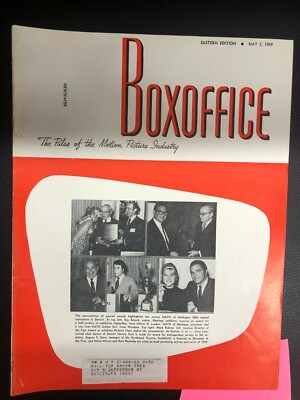 BOXOFFICE Magazine 5/5/1969 ads for Uncle Tom's Cabin, Run, Angel Run, Midas Run