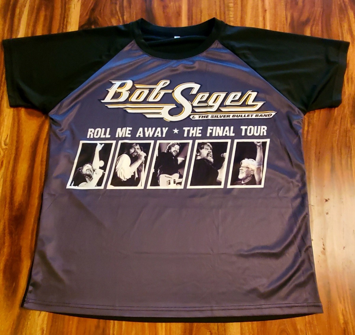 Bob Seger Roll Me Away Final Tour Concert T-Shirt Size 2XL