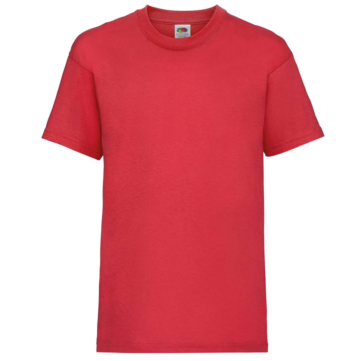 plain red t shirt boys
