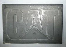 CAT Identification Plates Metal 4.5" x 6.5" NEW 