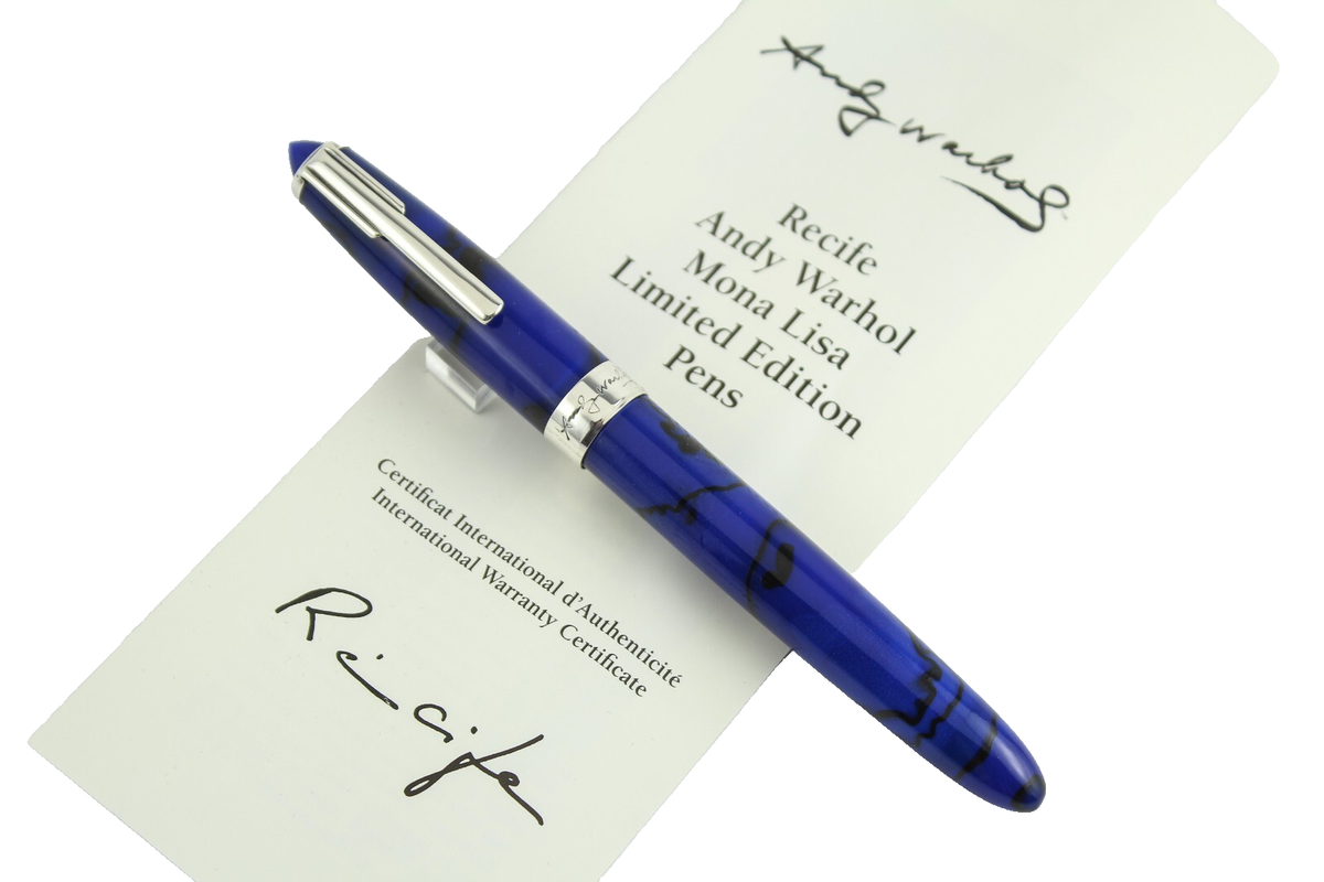 Recife Andy Warhol Limited Edition Mona Lisa Fountain Pen - #4175