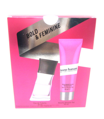 Bruno Banani Dangerous Woman 30 ml Eau de Toilette + 50 ml Shower Gel NEU & OVP