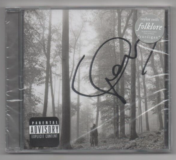 Taylor Swift Folklore Limited Edition Autographed CD Signed Taylor Swift Folklore Limited Edition Autographed CD Signed