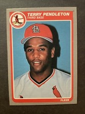 1985 Fleer #236 Terry Pendleton St. Louis Cardinals