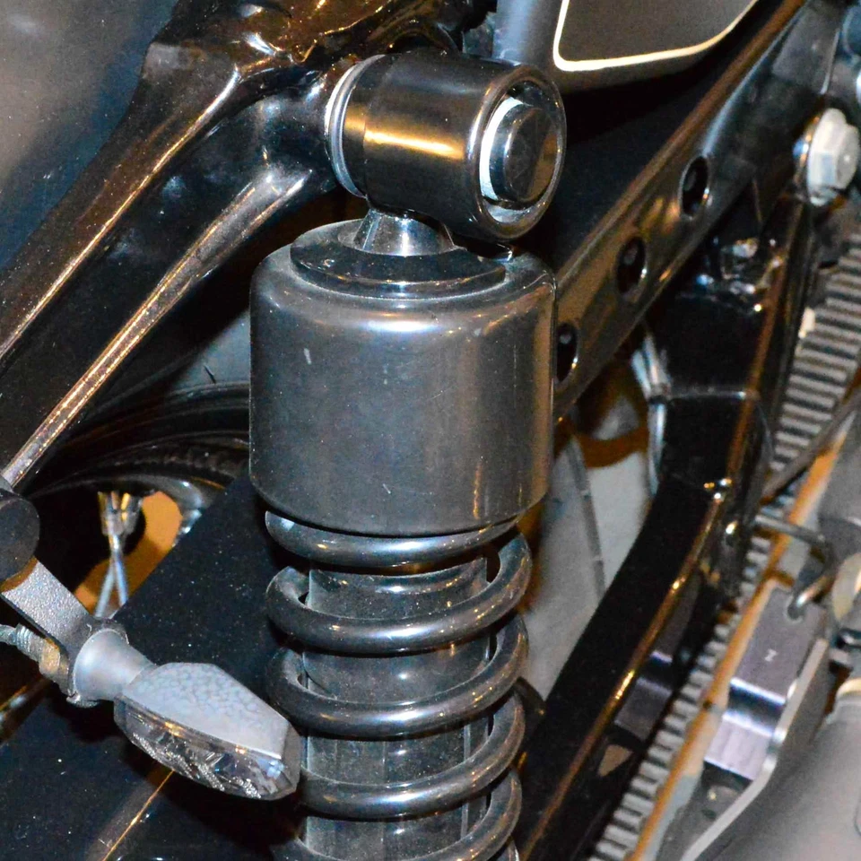 Stoßdämpfer Cover oben schwarz für Harley Davidson Sportster ab 2004 bis 2020 - Bild 4 von 4