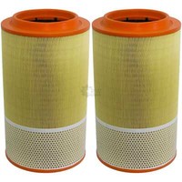 2X Mahle / Knecht LX 1627 Luftfilter Filter Air