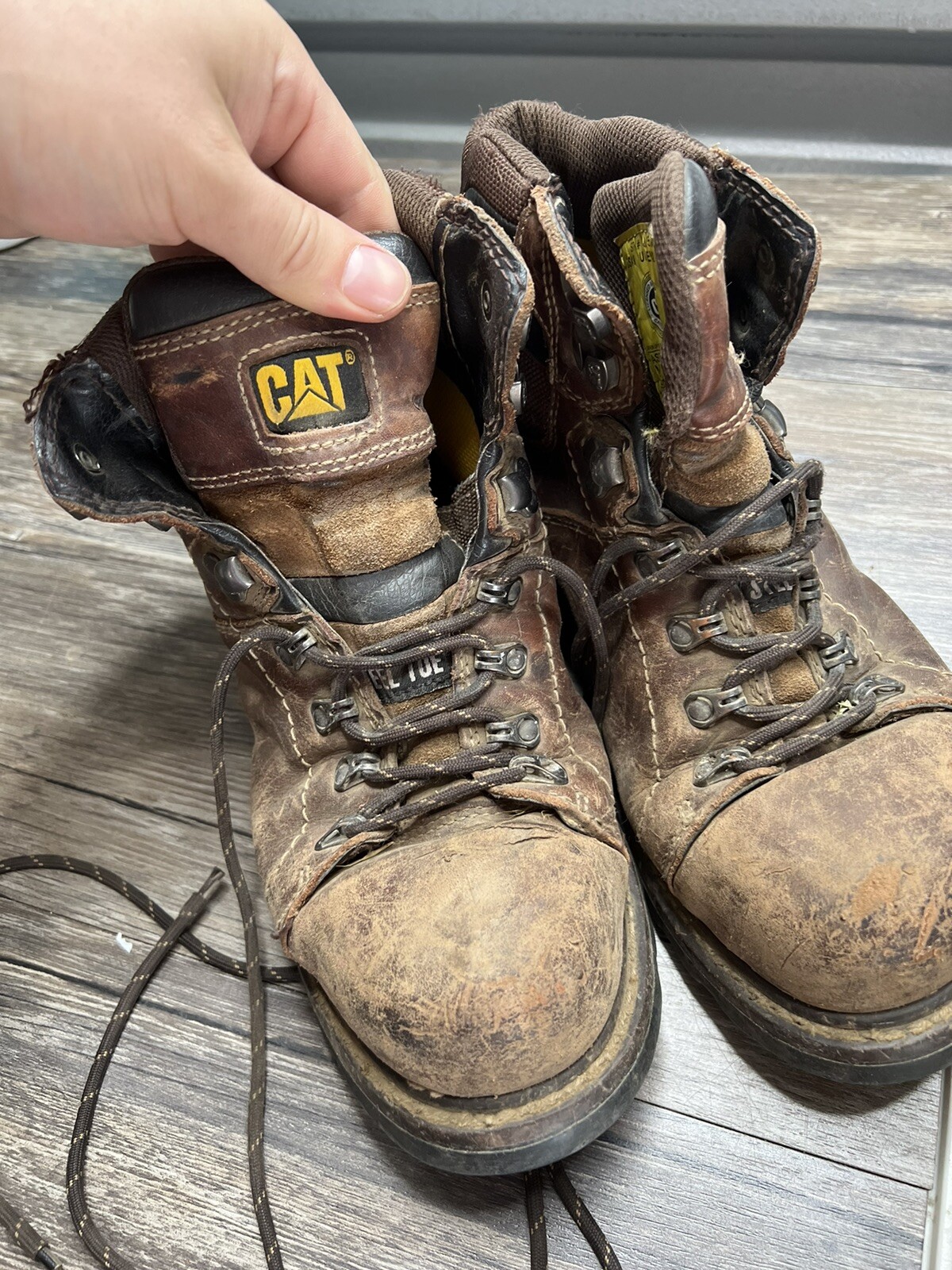Caterpillar Boots Mens 9 M Alaska 2.0 Steel Toe Work … Gem