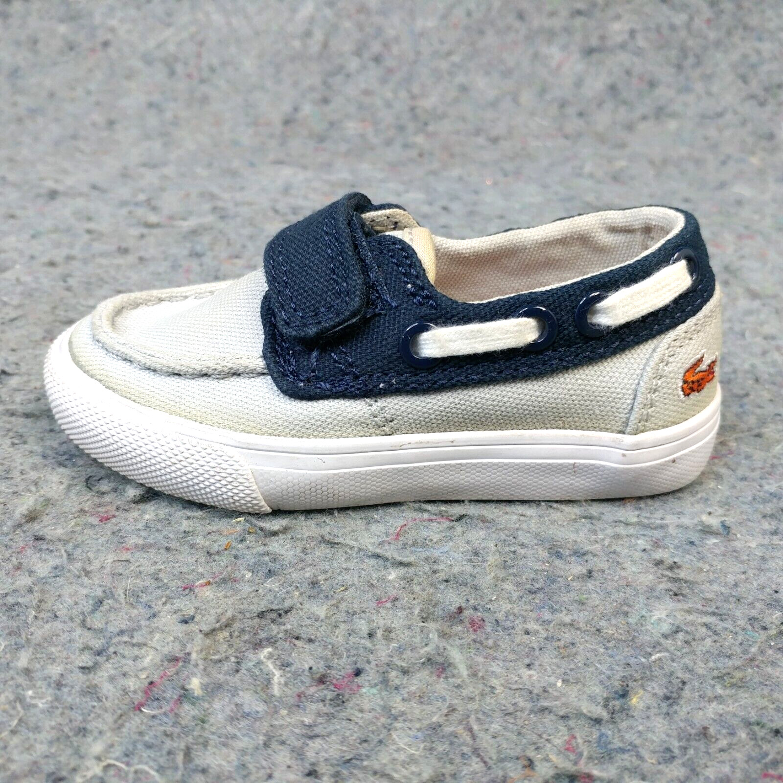 Baby Size 5.5c Boys Sneakers Canvas Gray Bluesummer Beach