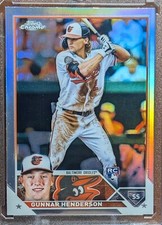 Gunnar Henderson Rookie Chrome Refractor! 2023 Topps Chrome #2