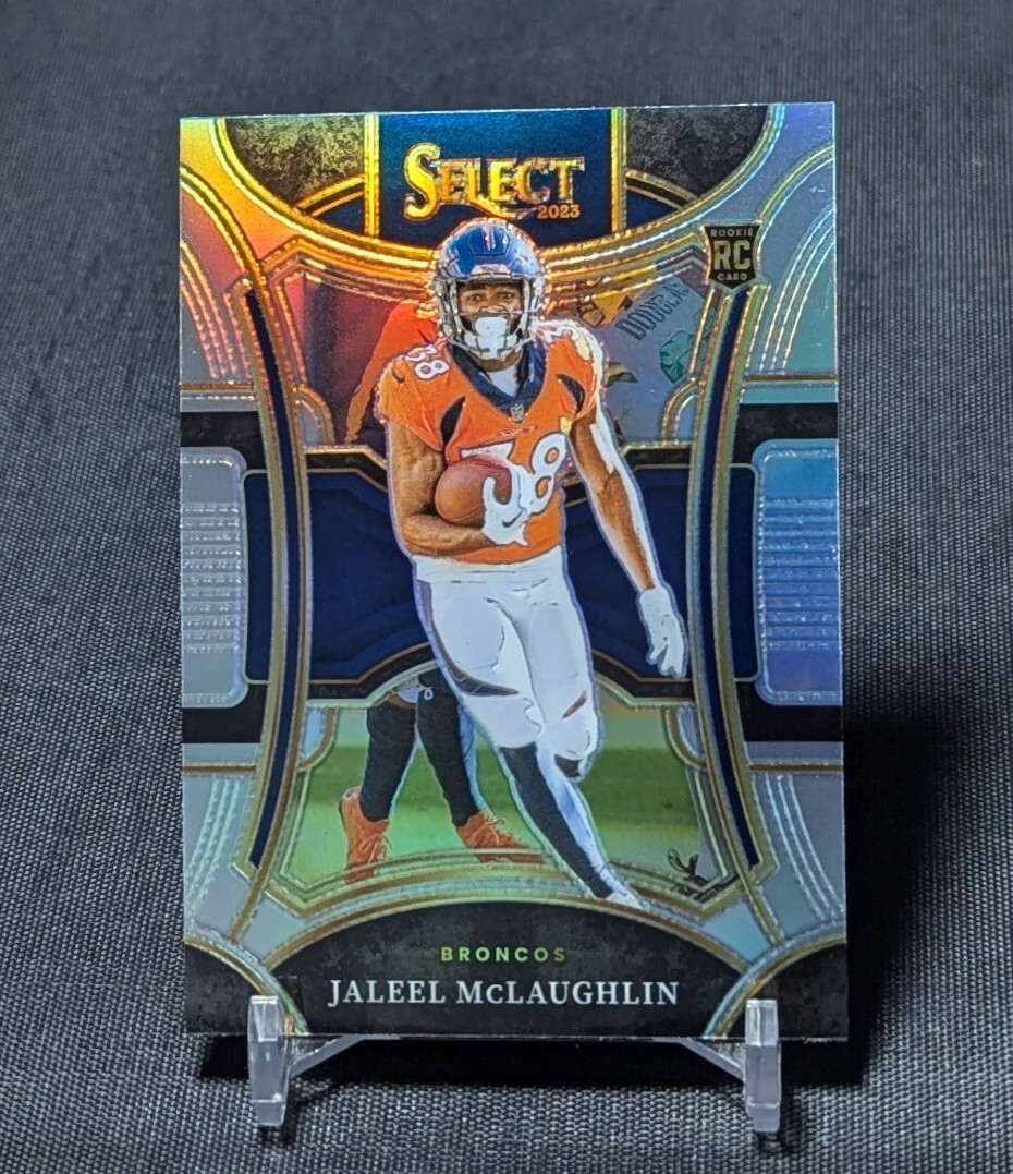 Jaleel McLaughlin Suite Level Silver Prizm Rookie 2023 Select Card #428 Broncos