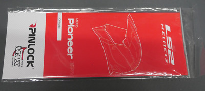 LS2 Pinlockscheibe, klar, Typ 100 Max Vision, DKS 198 für MX436