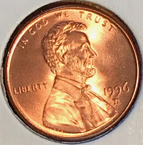 1996 D   Lincoln Memorial Cent - BU