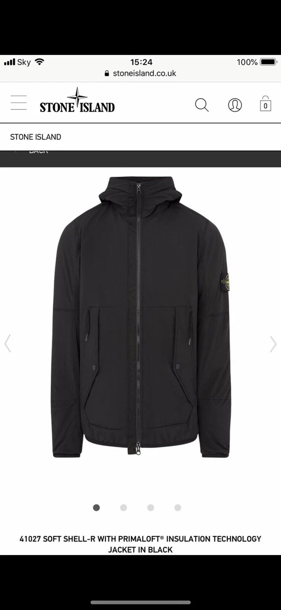 Stone Island 41027 Soft Shell Jacket With Primaloft