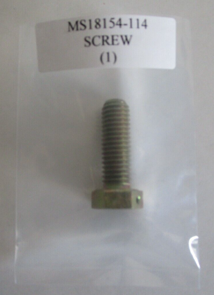MS18154-114 Hex Screw 1/2-20 X 1-1/2 Drilled Head Plated | eBay