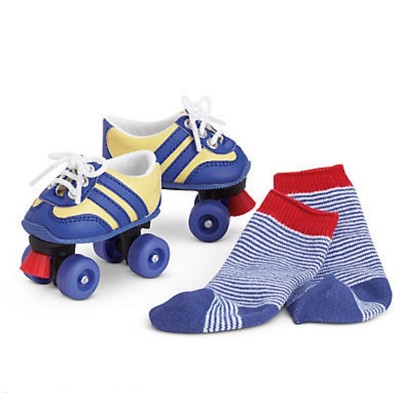 American Girl Julie's Roller Skates Socks NIB Retired