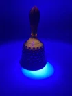 VTG Fenton Amberina Hobnail Bell It Glows With Cadmium