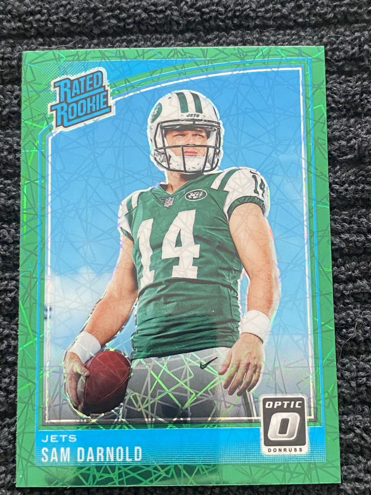 2018 Donruss Optic - Rated Rookie Green Velocity #151 Sam Darnold (RC) Vikings 