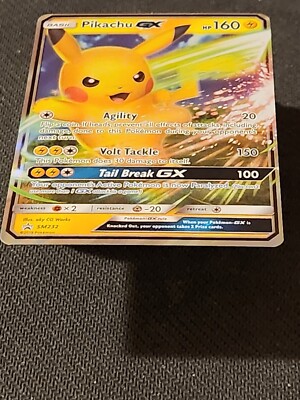 2019 Pokemon Sun & Moon BlackStar Promo #SM232 - Pikachu GX | eBay