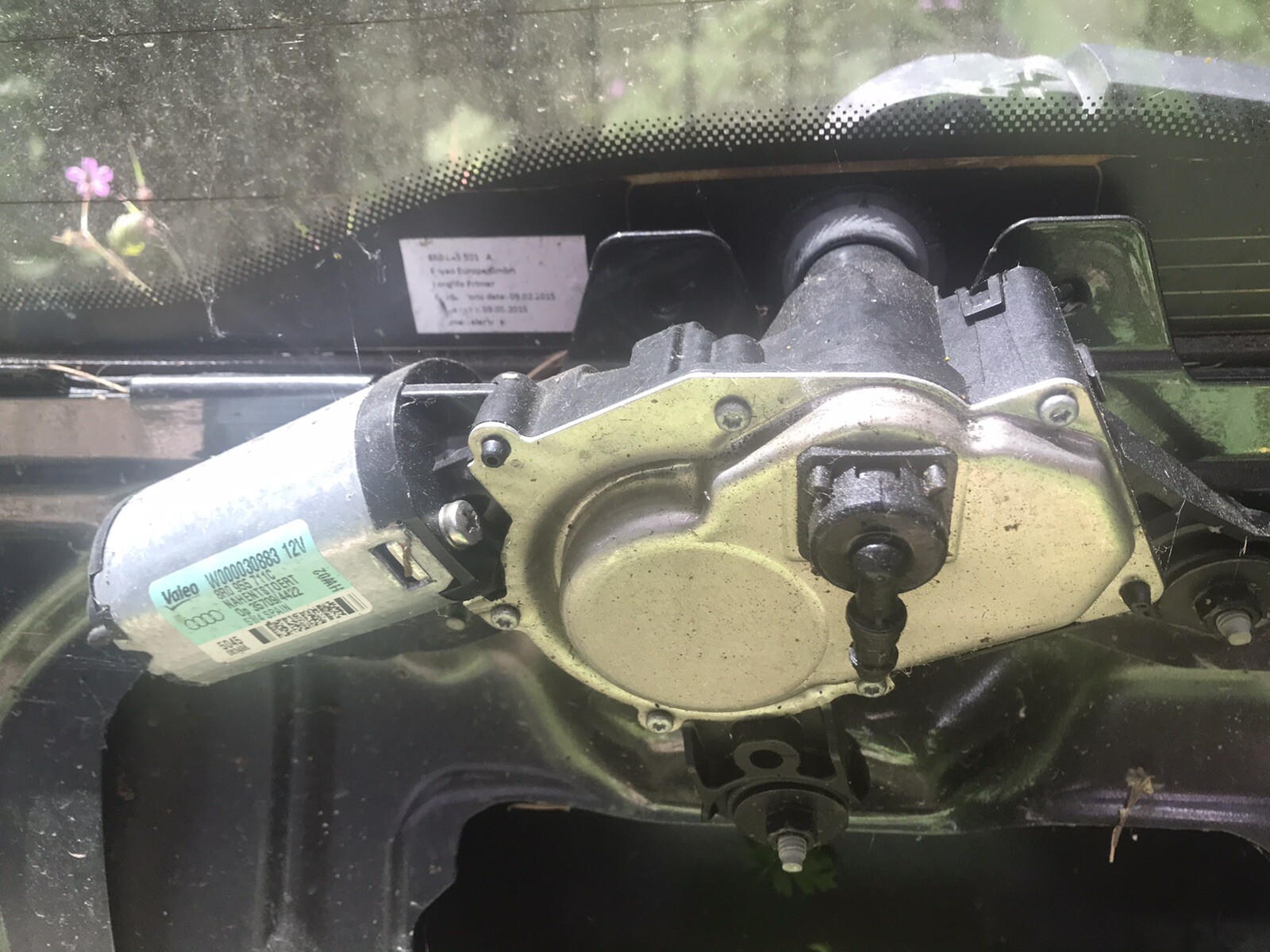 09 10 11 12 13 14 15 16 Audi Q5 Rear wiper motor OEM FF614 8R0955711C