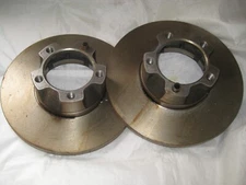 FRONT BRAKE DISCS 281mm X2 PAIR fits VW LT 35 LUCAS DF1523T 1982-1996 281615283A