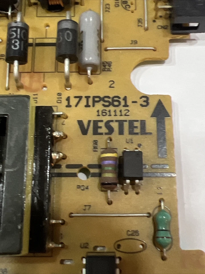 Carte Alimentation VESTEL TV Techwood 20 inch 17IPS61-3 23127869 - Photo 2/4