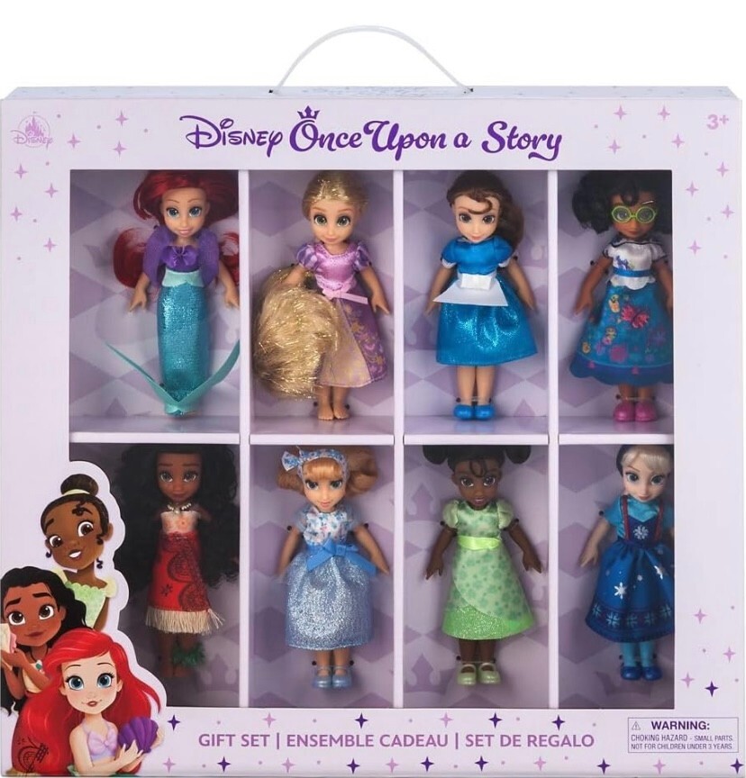Mini poupée Disney princesse du toy set Once Upon a Story pour stimuler l'imagination