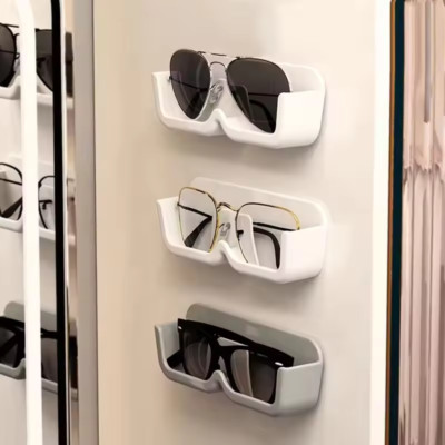 2 STÜCK SONNENBRILLENSTÄNDER WANDAUFKLEBER WAND OHNE LÖCHER