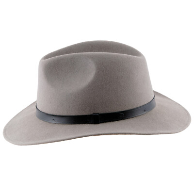 Fedora Sterkowski REDWOOD - Feutre De Laine - Cabane Classique - Taille Unique