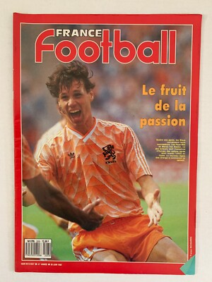 Revue Mondial N°101 – 1988 – Pays-Bas Vainqueur Euro + Poster Van Basten – TBE
