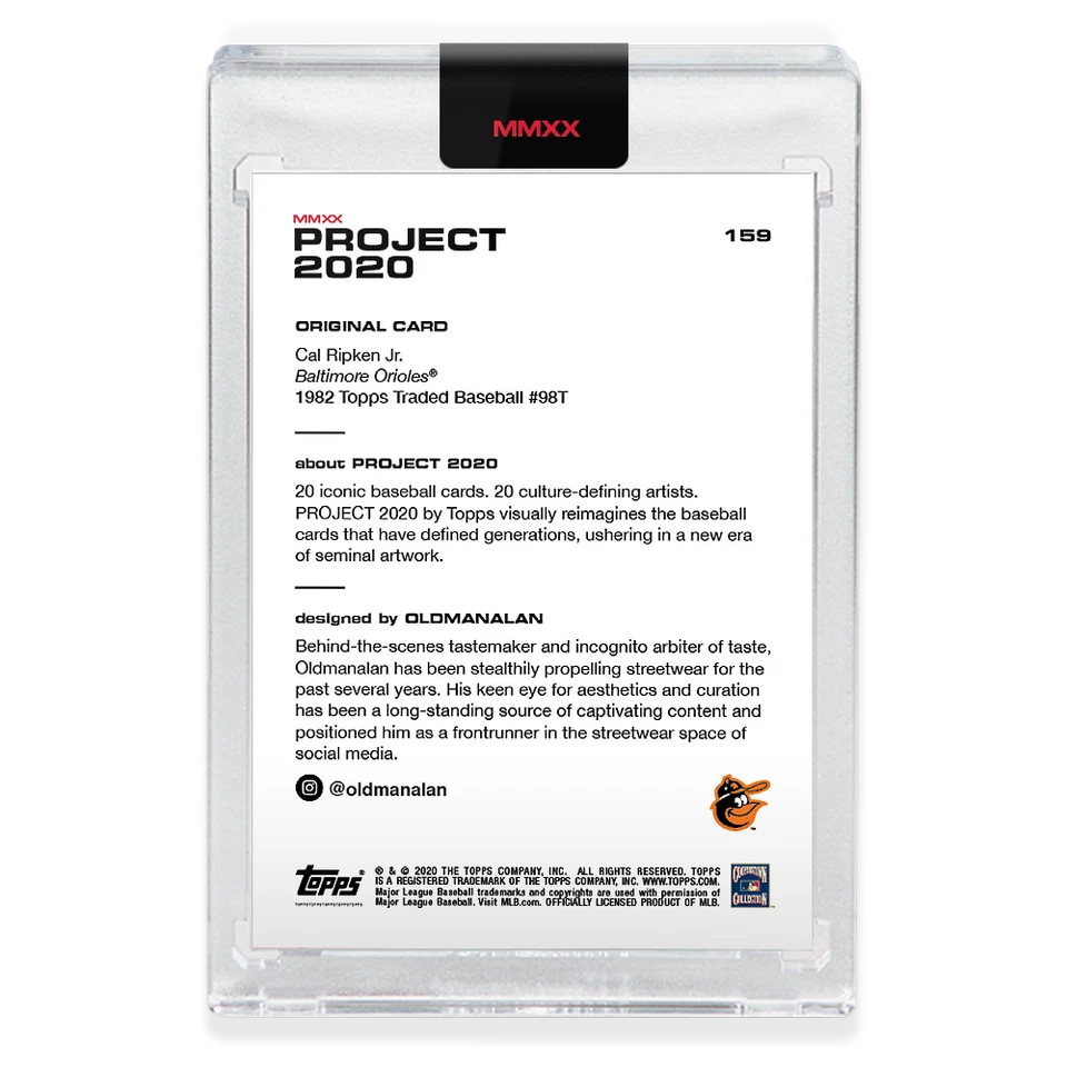   Cal Ripken Jr  PROJECT 2020  #159   Artist  Oldmanalan - Image 3 of 3