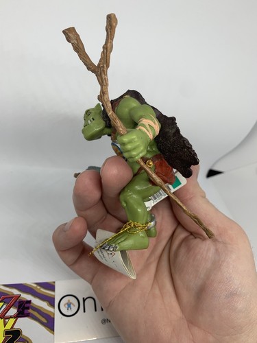 Papo Giant Ork Axe Y-Staff Figure Orc Ax 2002 Warrior Fantasy Ogre Warcraft Toy - Picture 6 of 9