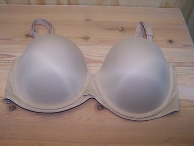 Maidenform Beige Ultimate Stay Put Strapless Bra Power Band Underwire 36D