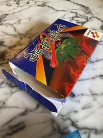 Vintage Famicom Software w/Box & Manual Model Salamander Stains Present Konami