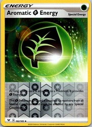 Aromatic Grass Energy 162/185 Vivid Voltage Reverse Holo