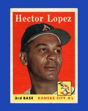 1958 Topps Set-Break #155 Hector Lopez EX-EXMINT *GMCARDS*