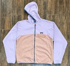 Patagonia Girls' Micro D Snap-T Jacket Full Zp Pink Size XXL 16-18 STY65465