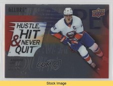 2021-22 Upper Deck Allure Hustle Hit & Never Quit Anders Lee #HH-5 READ 0d18