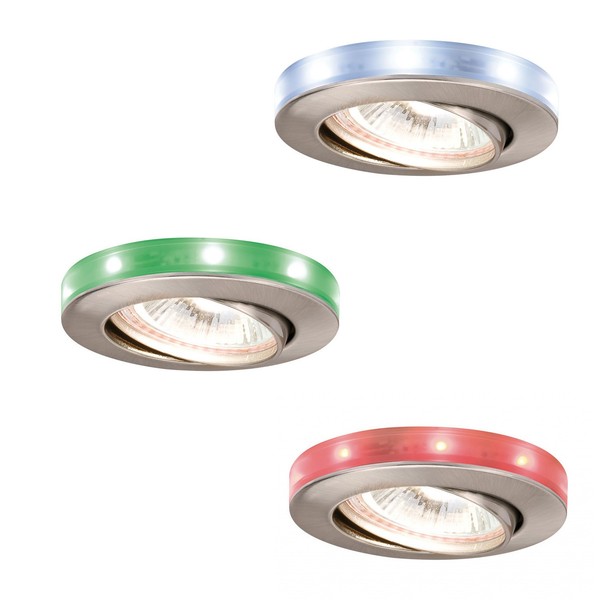 Paulmann Star Einbauleuchten Set Schwenkbar Mit Led Sternenring Rgb 3X20W 230/1-image