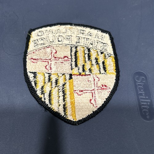 Parche de la Policía Estatal de Maryland Sheriff Raro De Colección Carretera - Imagen 2 de 2