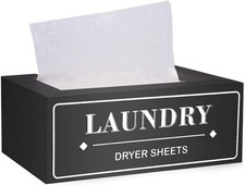 Dryer Sheet Holder Dispenser Container Space Saving Laundry Room Organization