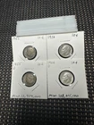 silver Roosevelt dimes lot of 4
