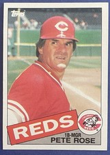 1985 Topps Set-Break #600 Pete Rose Reds NR-MINT SHARP!