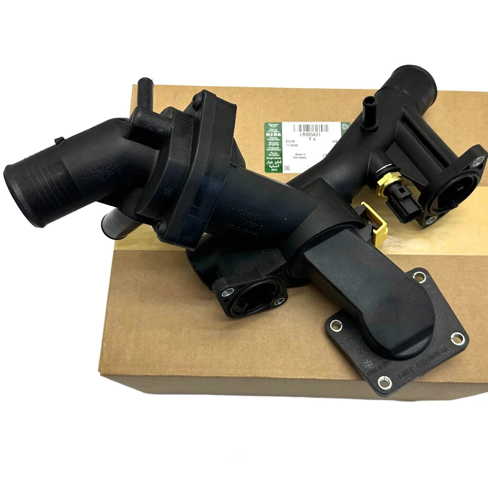 New Fit For Land Rover LR3 Range Rover Sport 4.4L Thermostat Tube Housing Foto 3 de 4