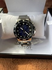 Tissot Seastar 1000 Chronograph Blue Dial Quartz Men's Watch- T120.417.11.041.01