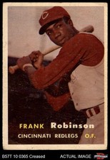 1957 Topps #35 Frank Robinson Reds RC HOF 1.5 - FAIR